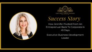 Executive Career Coach | Executive Job | Amazing Results | Executive Career Upgrades | Land The Job You Will Love